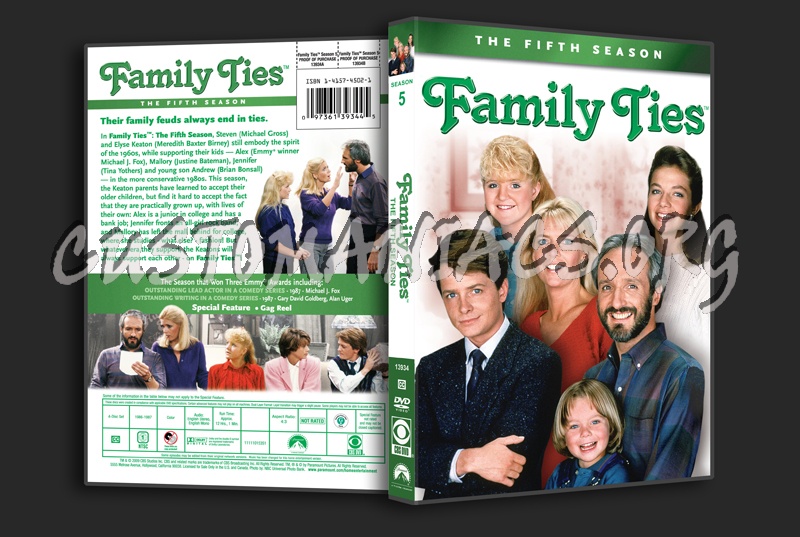 Family Ties Season 5 dvd cover