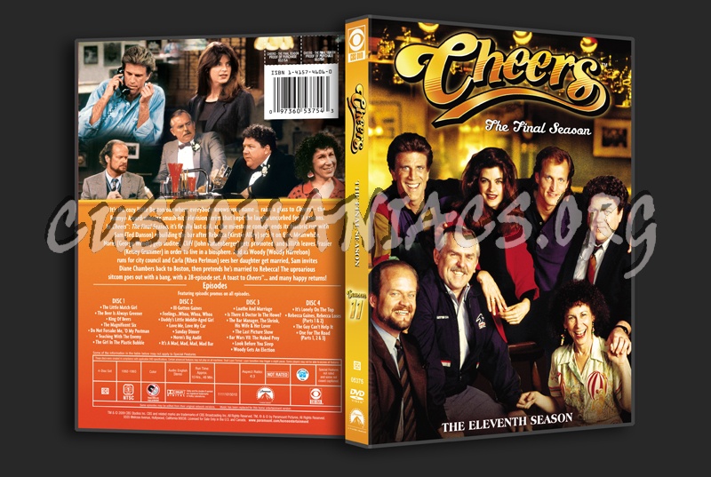 Cheers Season 11 dvd cover