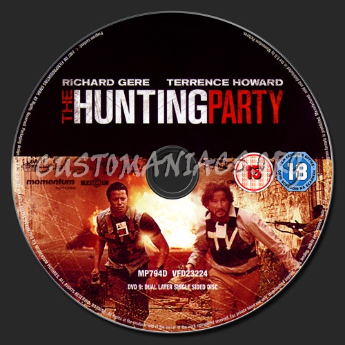 The Hunting Party dvd label