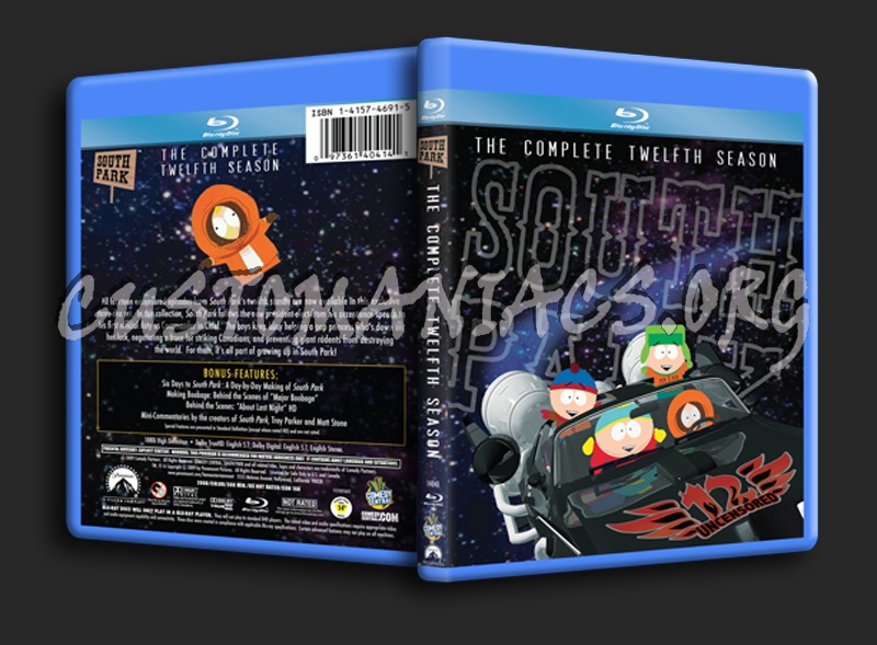 South Park Season 12 blu-ray cover