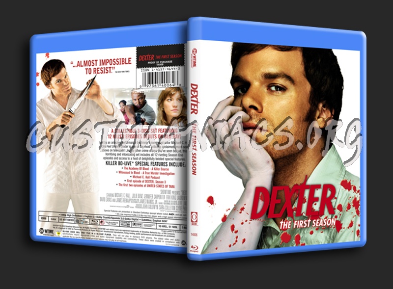 Dexter Season 1 blu-ray cover