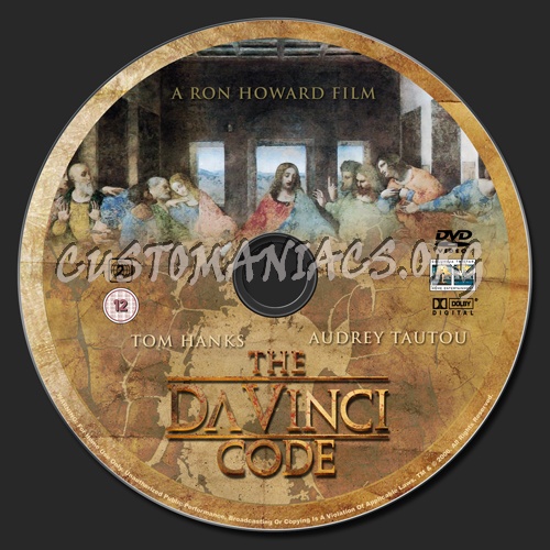 The Da Vinci Code dvd label