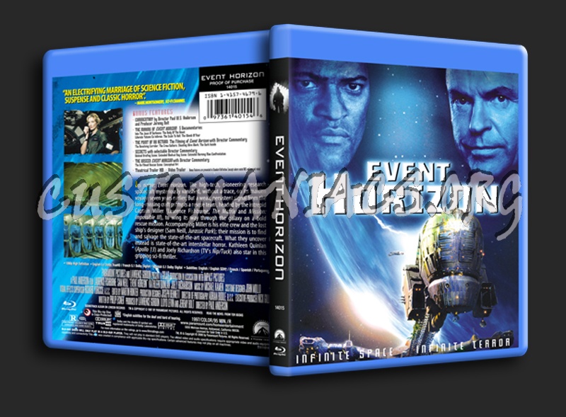 Event Horizon blu-ray cover