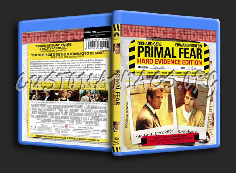 Primal Fear blu-ray cover