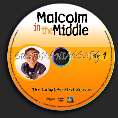 Malcolm In The Middle - All Seasons dvd label