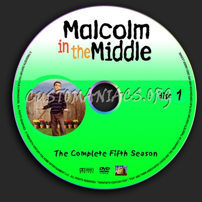 Season 5 - 4 Disc Set dvd label