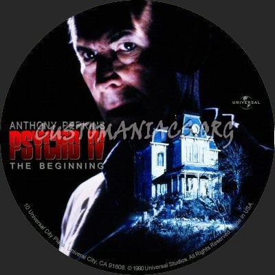 Psycho IV- The Beginning dvd label