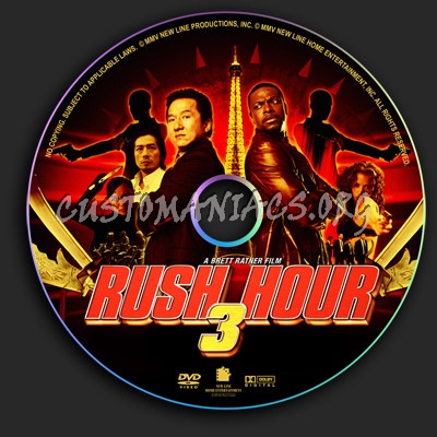 Rush Hour 3 - Ver 2 dvd label