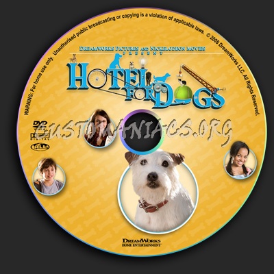 Hotel For Dogs dvd label