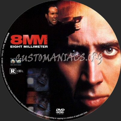 8mm dvd label