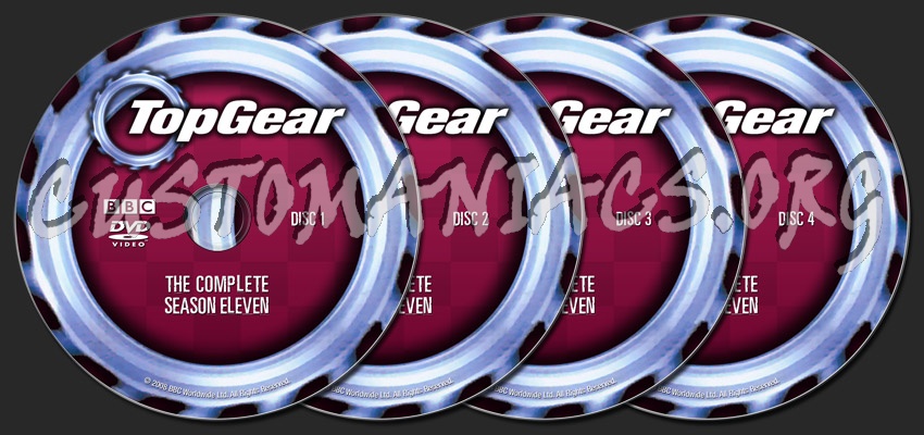 Top Gear Season Eleven dvd label