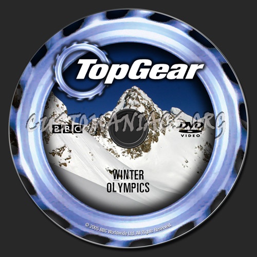 Top Gear Winter Olympics dvd label