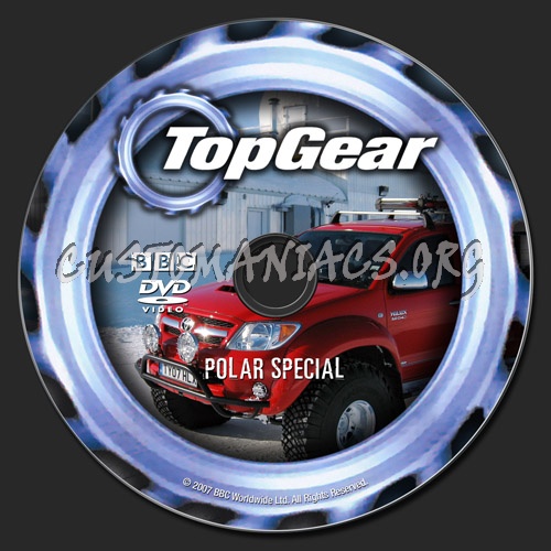 Top Gear Polar Special dvd label