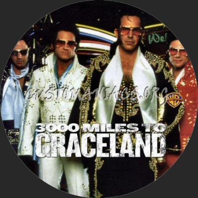 3000 Miles to Graceland dvd label