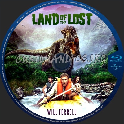 Land of the Lost blu-ray label
