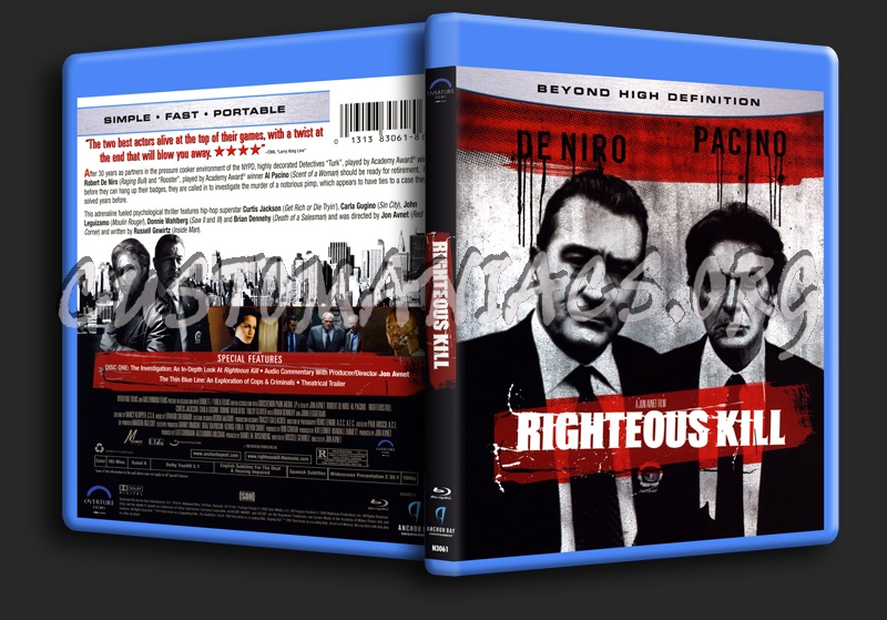 Righteous Kill blu-ray cover