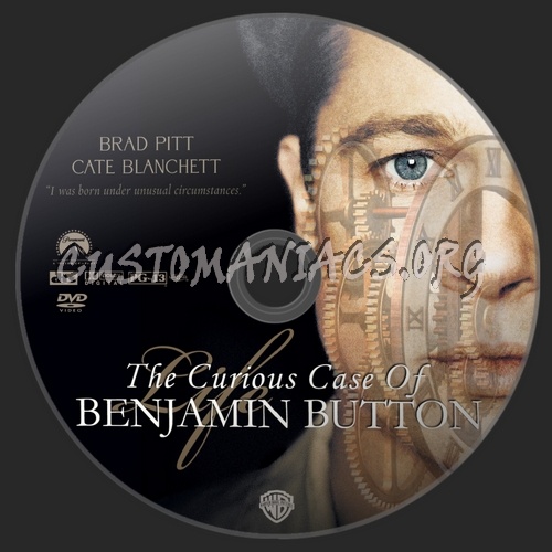 The Curious Case of Benjamin Button dvd label