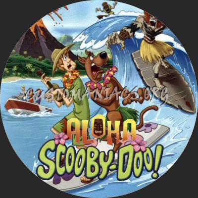 Aloha Scooby-Doo dvd label