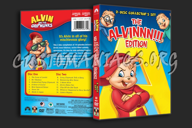 Alvin and the Chipmunks: The Alvinnn!!! Edition dvd cover