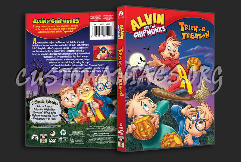 Alvin & the Chipmunks: Trick or Treason dvd cover