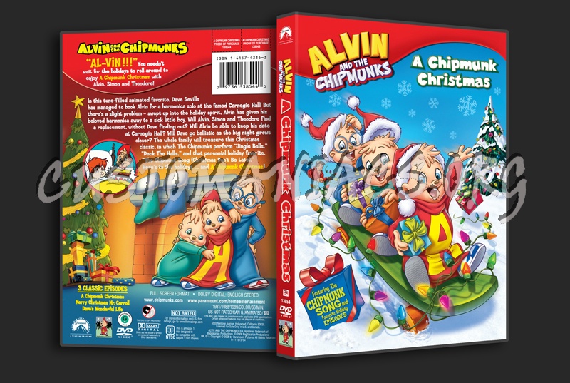 Alvin & the Chipmunks: A Chipmunk Christmas dvd cover
