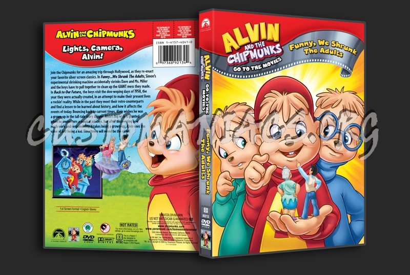 Alvin & the Chipmunks: Funny, We Shrunk the Adults dvd cover