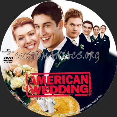 American Wedding dvd label