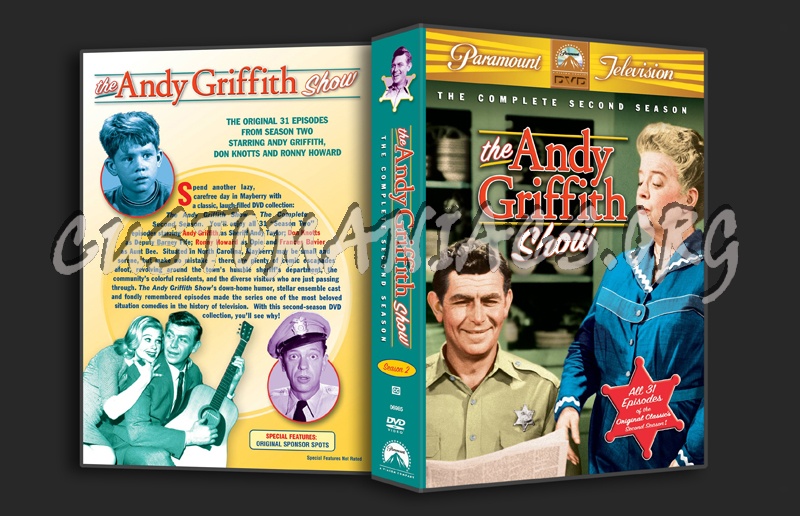 The Andy Griffith Show Season 2 dvd cover