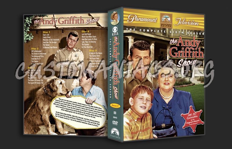 The Andy Griffith Show Season 6 dvd cover