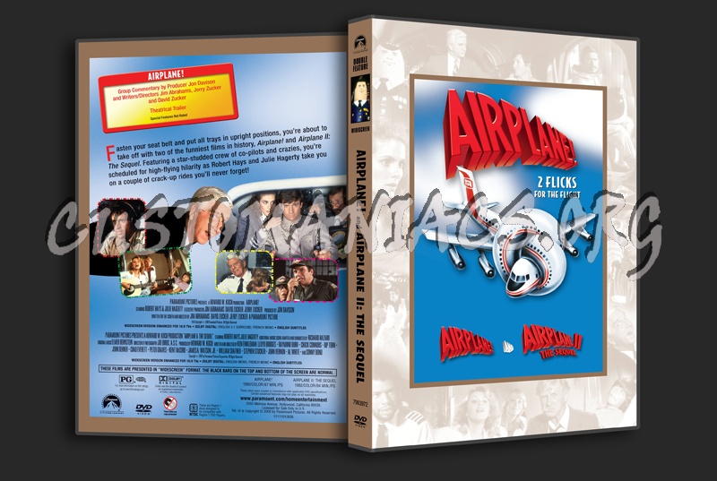 Airplane! & Airplane 2 The Sequel dvd cover