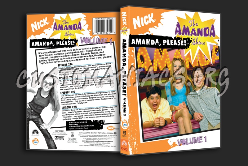 The Amanda Show: Amanda Please Volume 1 dvd cover