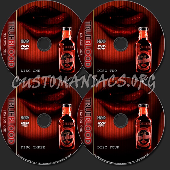 True Blood - TV Collection dvd label