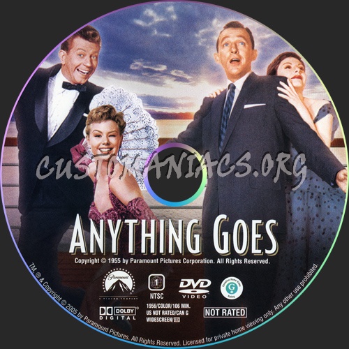 Anything Goes dvd label