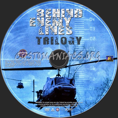 Behind Enemy Lines Trilogy dvd label