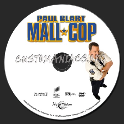 Mall Cop dvd label