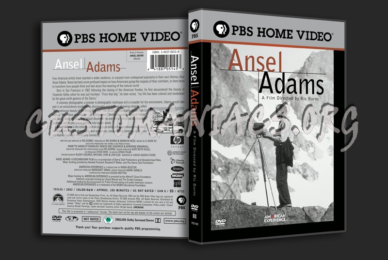 Ansel Adams dvd cover