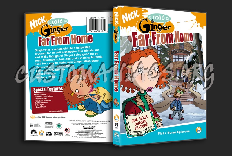As Told By Ginger: Far From Home dvd cover
