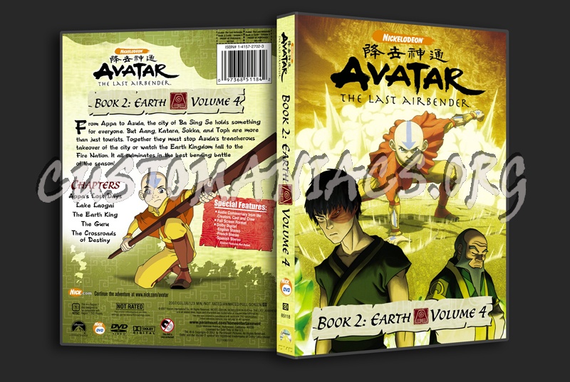 Avatar Book 2 Volume 4 dvd cover