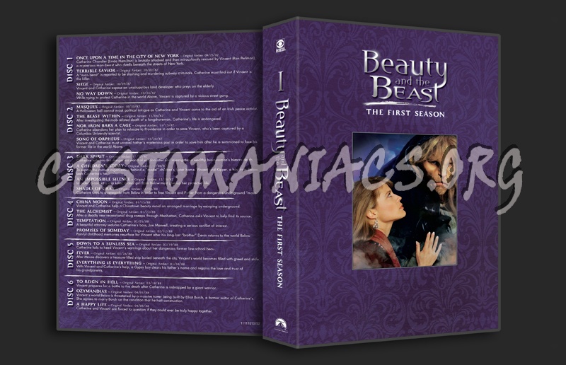 Beauty and the Beast Season 1 dvd cover