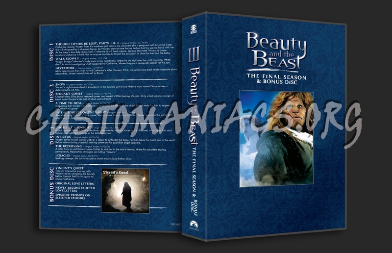 Beauty and the Beast Season 3 dvd cover