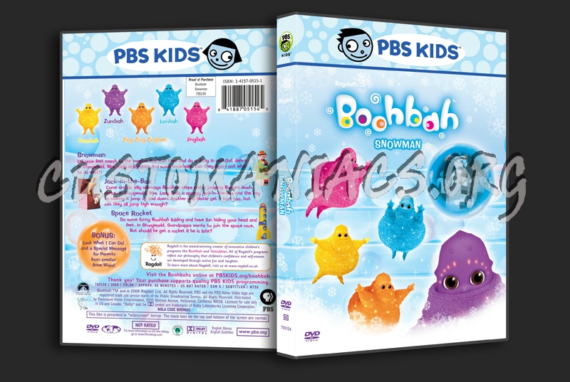 Boohbah Snowman dvd cover
