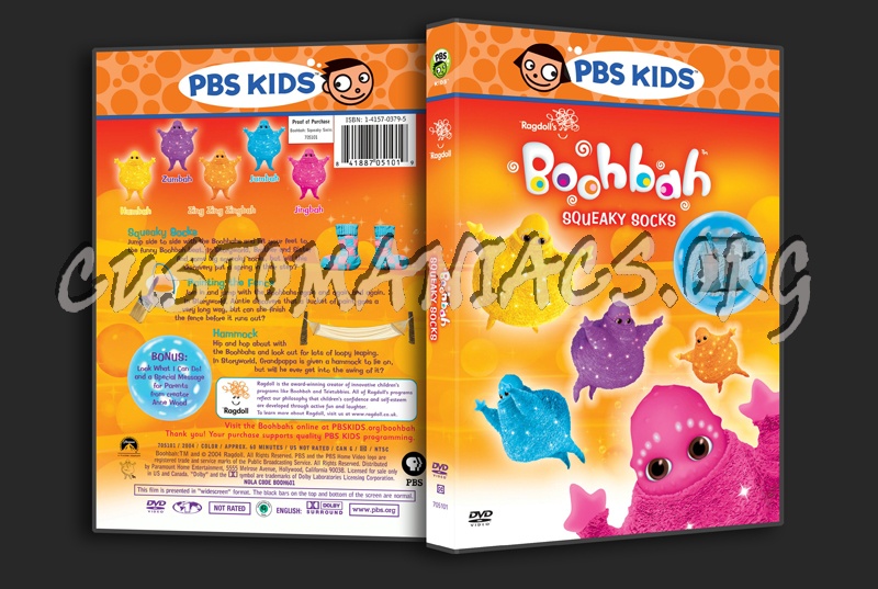 Boohbah Squeaky Socks dvd cover