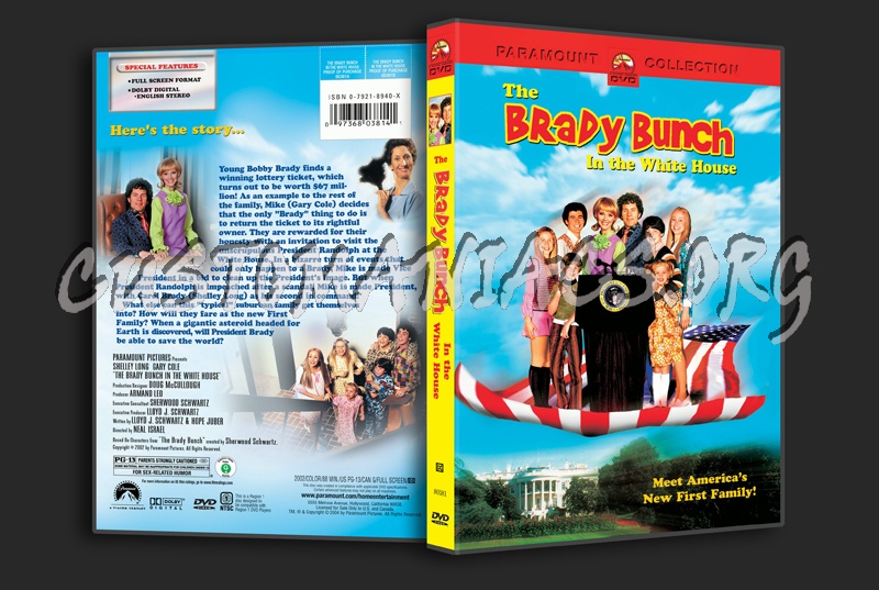 The Brady Bunch in the White House dvd cover