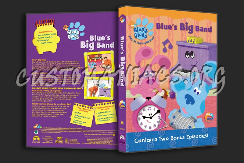 Blue's Clues: Blue's Big Band dvd cover
