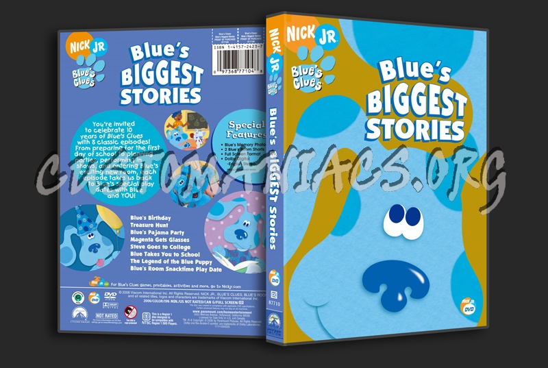 Blue's Clues: Blue's Biggest Stories dvd cover