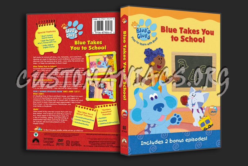 Blue's Clues: Blue Takes You To School dvd cover