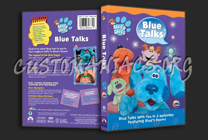Blue's Clues: Blue Talkes dvd cover