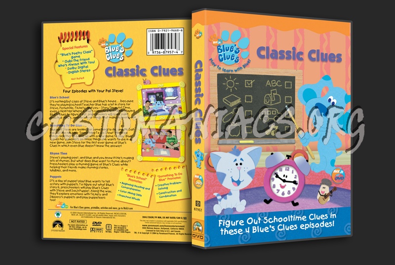 Blue's Clues: Classic Clues dvd cover