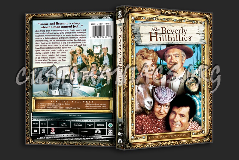 The Beverly Hillbillies Season 2 dvd cover