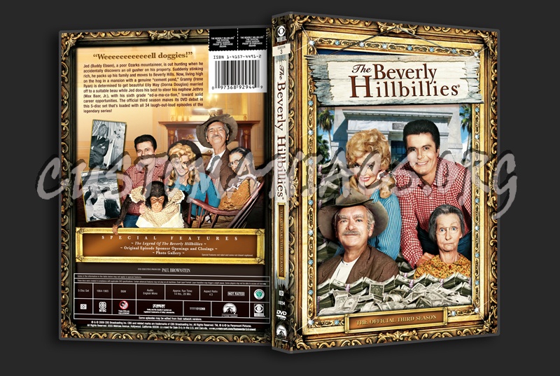 The Beverly Hillbillies Season 3 dvd cover